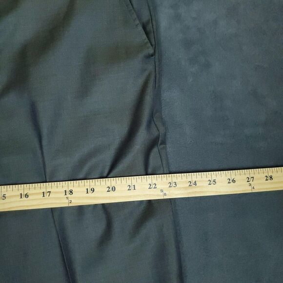 Santorelli Luxury Serge Pants Mens 38 Gray Made In Italy Romeo 1900F Dress Wool - Picture 7 of 14